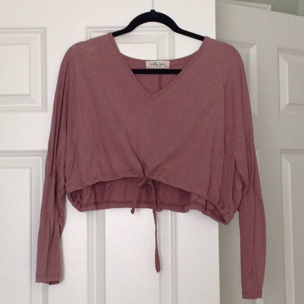 Long Sleeve Crop Top